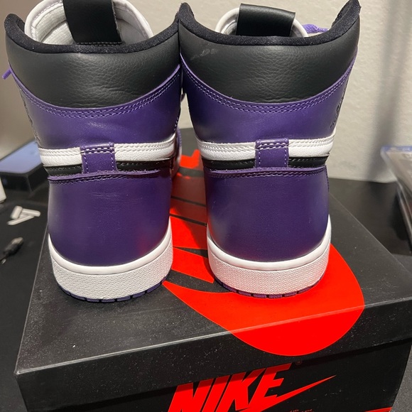 Court Purple Jordan 1’s - Picture 4 of 5
